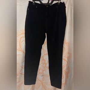 Flamingo Black High-Waisted Pants